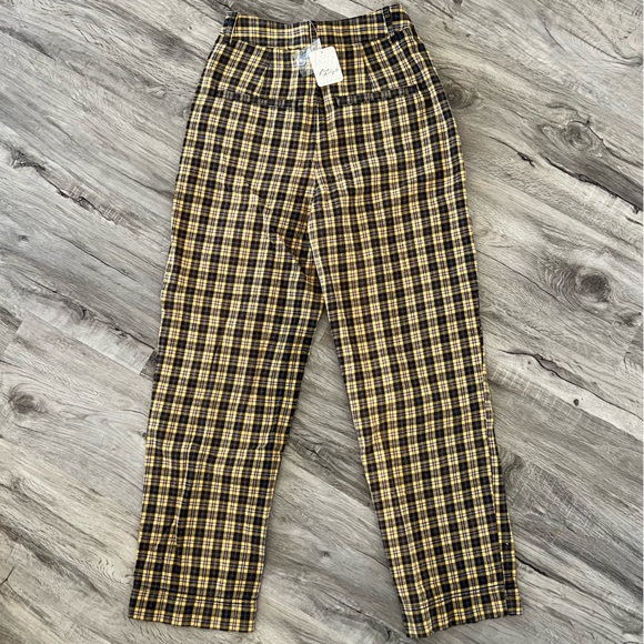 Free People Plaid Pants - Picture 6 of 7
